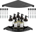 Corner Shower Shelves Load Capacity 40 Lbs 304 Stainless Steel Shelf for Shower Will Not Rust 8in Shower Corner Shelf Matte Black Drilling Installation