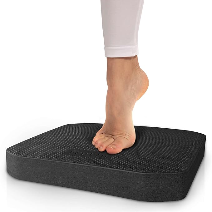Balance Pad – Premium POE Foam, Non-Slip Stability Pad for Physical Therapy, Yoga, Core Training & Rehab