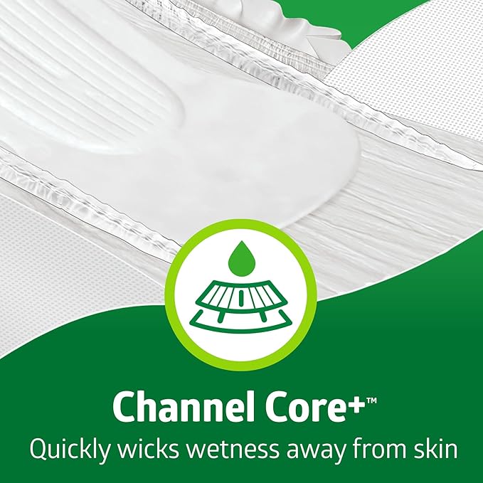 FitRight Adult Diapers, Extra+ Heavy Absorbency, XL (Waist Size 56in-64in), 20 Count, OptiFit Incontinence Briefs for Men and Women, Disposable, Moisture-Wicking, Leak Protection,