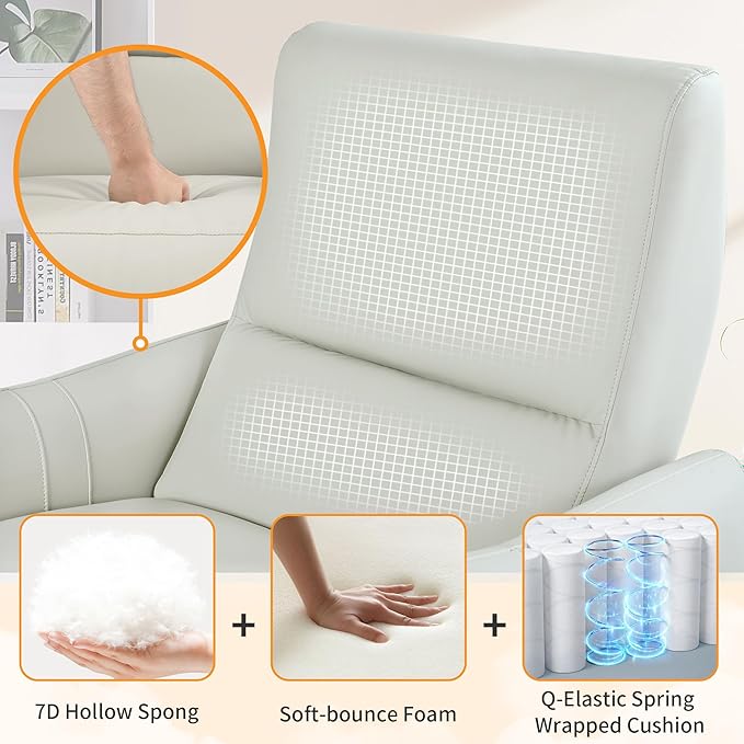 Wall Hugger Power Recliner Chair, Zero Wall Electric Recliner Chairs with USB Port, Space Saving Large Recliner for Living Room, RV, Home Theater