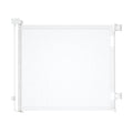 Retractable Baby Gate for Stairs – 33” Height, Expands up to 71” Width – Safety Gate for Infants, Toddlers, Dogs & Pets – Easy Install, Secure Closure, White Mesh Design for Indoor & Outdoor Use