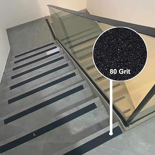 WELSTIK Anti Slip Traction Tape,Grip Tape, Friction,for Staircase Step Treads, Indoor, Outdoor (Black, 4" X 33')