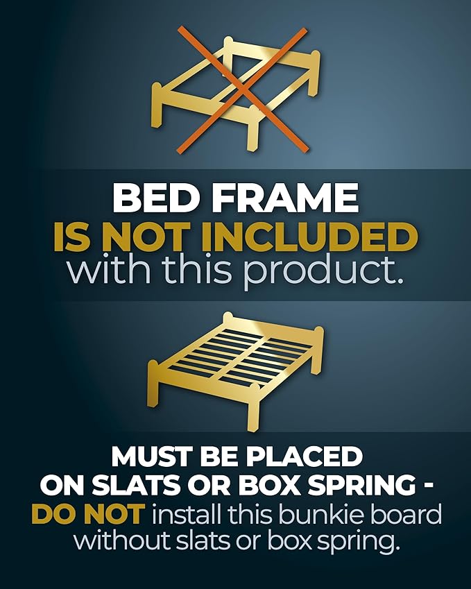 Premium 10mm California King Size Bunkie Board (72" x 84") – Slim Low-Profile Mattress Support – Quiet, Moisture-Resistant, Lightweight Bed Board for Platform & Slatted Frames