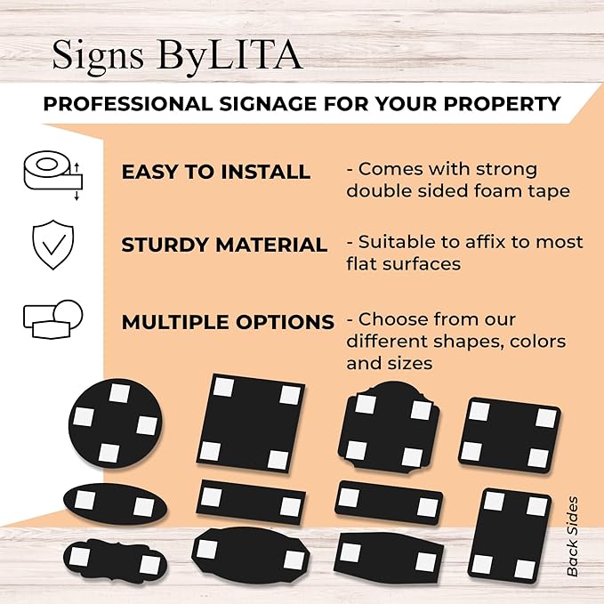 Signs ByLITA Classic Framed Caution: Slippery When Wet Door or Wall Sign Easy Installation | Health And Safety | Building And Warning Sign (Brushed Silver) - Large 2 Pack