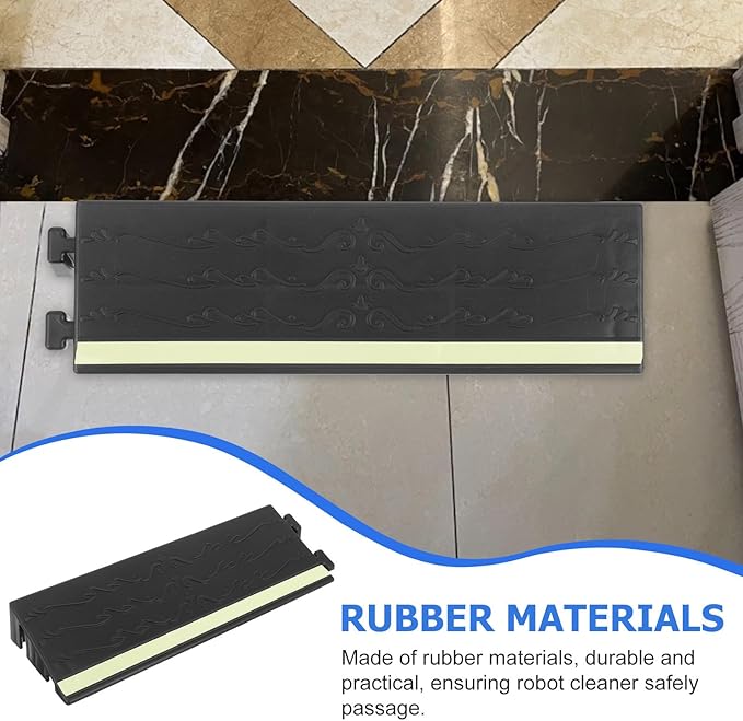 Indoor Rubber Threshold Ramp Pad for Home Glow in The Dark Robot Vacuum Threshold Ramp