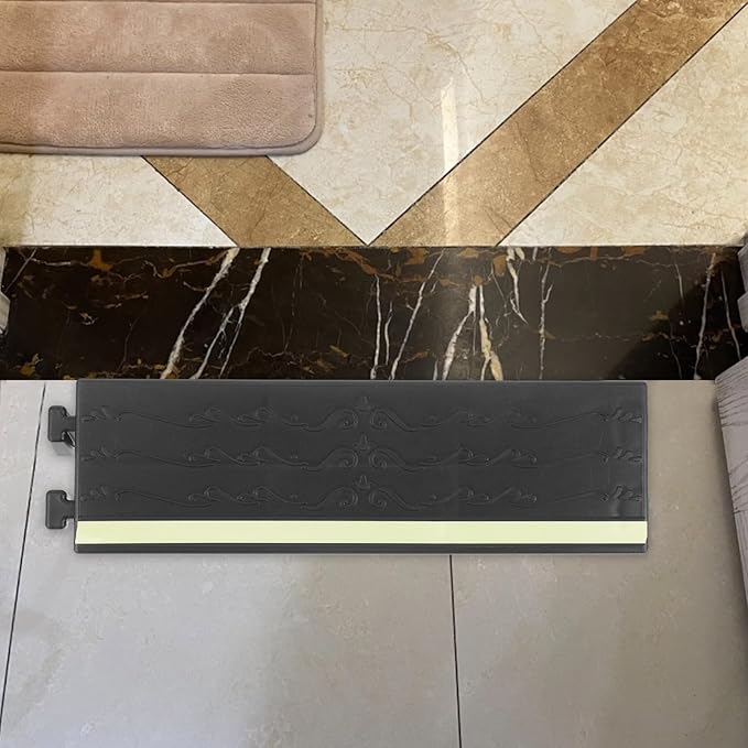 Indoor Rubber Threshold Ramp Pad for Home Glow in The Dark Robot Vacuum Threshold Ramp