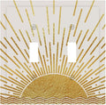 Mid Century Boho Golden Sun Sunrise Sunset Decorative Switch Plates 2 Gang Double Toggle Outlet Light Switch Cover Wall Plate Electrical Faceplate for Bed Room Living Room Decor
