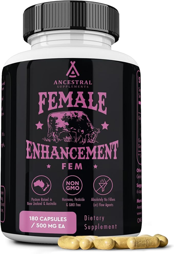 Beef Organ Supplement for Women – Supports Hormone Balance, Energy & Wellness – Grass Fed, Pasture Raised Superfood – Liver, Heart, Kidney, Bone Marrow – Collagen, CoQ10, B12 – Female Support Blend