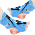 Plantar Fasciitis Night Splint-Upgrade 3 Adjustable Planter Facetious Relief Brace,Plantar Fasciitis Relief Women Men Straps,Support Relief Foot Drop Achilles Tendonitis Day Night(Blue-2PC)