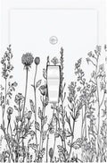 Decorative Light Switch Cover Floral Wildflower Rustic Plant Leaves 1 Gang Single Toggle Device Electrical Faceplate Switchplates Decorator Outlet Wall Plate For Farmhouse Cabin Decor