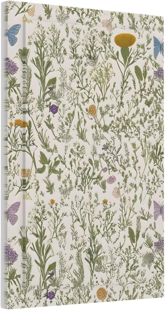 Floral Vintage Garden Plants Herbs Flowers Botanical 1 Gang No Device Light Switch Covers Decorative Mustard Green Single Blank Outlet Covers Wall Plate Switchplate for Country Bathroom Decor