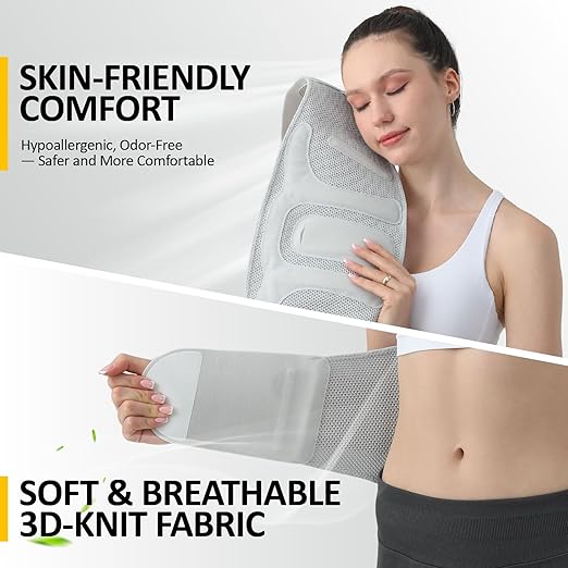 Back Brace for Men Lower Back Pain Relief, Breathable Back Support Brace for Women, Adjustable Lumbar Support Belt for Herniated Disc, Sciatica, Scoliosis Pain Relief (L:30.5"-41.3")