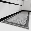 PADOOR Kitchen Mats for Floor, Kitchen Rugs Non Slip Washable, Rubber Backed Kitchen Runner Super Absorbent Kitchen Floor Mat Sink Rug, 25”x59” Grey