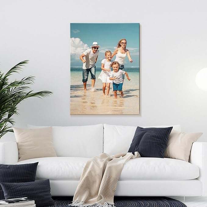 Canvas Prints with Your Photos (Framed 11x14) Personalized Canvas Pictures for Wall Art Digitally Customized Prints with Your Photo Custom Photo Gifts for Home Decor Print Photos Service from Amazon