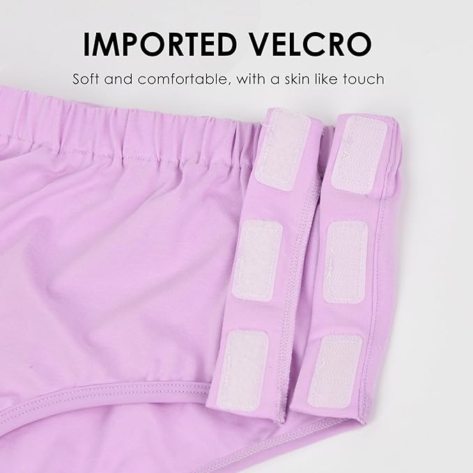 Easy Adapt Women's Tear-Away Underwear, for Patients, Elders, Pack of 2. (Medium)