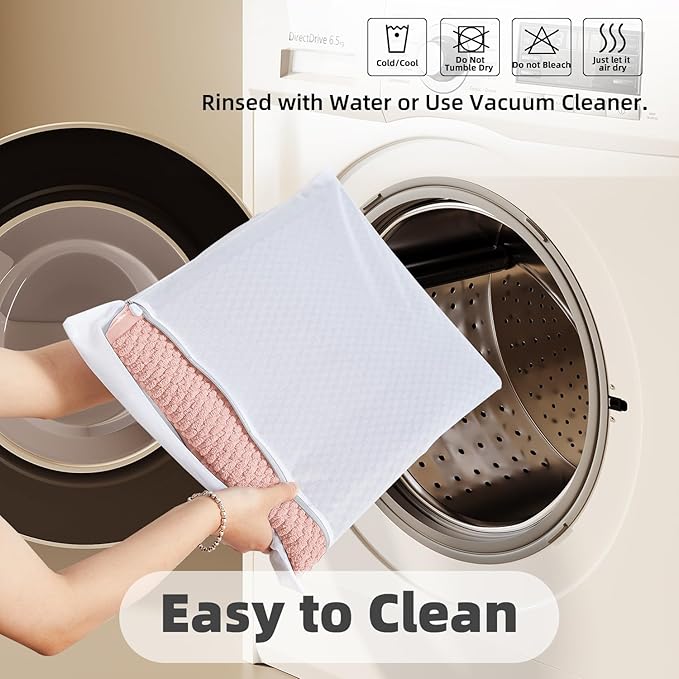 Bathroom Rugs Non Slip Washable, Super Absorbent Thin Bath Mat Quick Dry Low Pile Bathroom Rug, Pink 24"x36"
