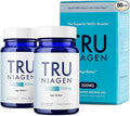 TRU NIAGEN Patented NAD Supplement for Anti Aging and Cell Regeneration, 300mg Niagen, 30 Servings | Supports Cellular Energy, Brain, Muscle | Nicotinamide Riboside (NR) Take 1 Daily | 2 Bottles