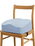 Babelio Ergo-Designed Booster Seat for Kitchen Chair, Promote Proper Upright Posture, Toddler Booster Seat for Dining Table, Removable & Washable Cover, Suitable for 18 Months to 5 Years, Blue