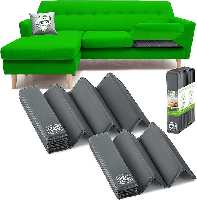 BEN'SHOME® Heavy Duty Sectional Cushion Support Board – Instantly Repair Sagging Sofa Seat | 23" x 67"+45" | .5" Furniture Grade Wood Under Cushions Insert, Anti-Slip, Extend Sofas & Couches Life