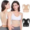 Fit Geno Posture Corrector for Women Invisilite: Invisible Lightweight Back Brace for Neck Shoulder & Upper Back Pain Relief - Improve Posture Correct Hunchback Slouching Under Clothes XX-Large