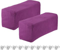 uxcell 2pcs Stretch Armrest Covers for Chairs/Sofas, Couch Arm Covers with Twist Pin, Furniture Protector Slipcovers Purple