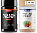 Snap Supplements Prostate Health & Nitric Oxide Supplement Bundle for Men, 90 Vegetarian Capsules Each