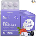 Neuro Sleep & Recharge Meltaway Mints - Contains Melatonin 1 mg, Chamomile & Elderberry - Travel Aid for Nighttime Relaxation & Healthy Sleep Cycle - Mixed Berry, 72 ct