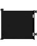 Retractable Baby Gate for Stairs & Doorways, 55" Wide x 33.6" Tall Easy Installation Mesh Dog Gate for Indoor & Outdoor Use,Pet and Dog Safety Gate for Hallways(Black)