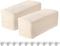uxcell 2pcs Stretch Armrest Covers for Chairs/Sofas, Couch Arm Covers with Twist Pin, Furniture Protector Slipcover for Sofa Chair Cream White