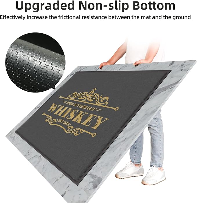 ALLEVI Custom Mats for Front Door Personalized Commercial Rugs for Business Area Church Museum Nursing Home Clubs Garden 3.3' x 2'