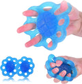DEEYOTA Finger Exerciser and Hand Strengthener Rehab,Exercise Squeeze Ball for Hands,Grip Exerciser Hand Strengthener for Rehab,Arthritis,Carpal Tunnel(2 Pcs)