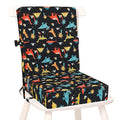 Booster Seat for Dining Table - 2Pcs Toddler Booster Seat for Dining Table Adjustable Safety Belts & Non-Slip Bottom, PU Waterproof Easy Cleaning Booster Chair Cushion with Different Height for Eating