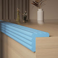 Edge Corner Protector, W-Shaped Sharp Edge Safety Corner Edge Foam Padding, Edge Guards Bumpers, Proofing Furniture Edge Protector for Table Edges & Sharp Corners(Light Blue,1 Pack)