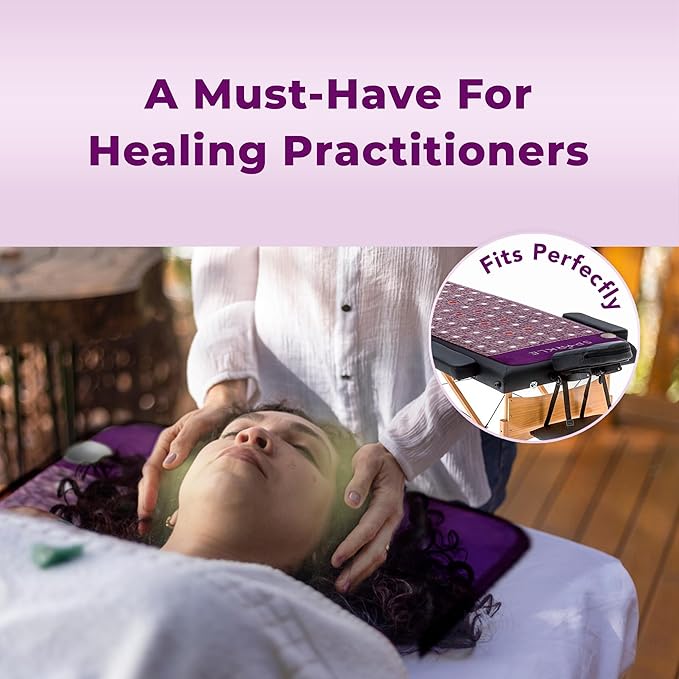 Biomat Infrared Mat | Crystal Mat for Therapy | Infrared Heating Mat | Red Light Therapy for Body | Hot Gemstone Therapy | Promotes for Muscle & Back Pain Relief | Sparkle Mat (Full Size)