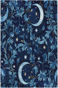 Light Switch Cover Plate Vintage Moon And Flowers Decor Floral William Morris 1 Gang No Device Blank Electrical Wall Plates Faceplate Decorative Switch Plate for Bedroom Kids room Decor