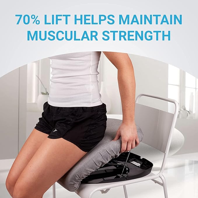 Lift Assist Cushion for Elderly, Portable Lifting Cushion Mobility Aid Non-Electric, Firm Memory Foam Support up to 220 lbs