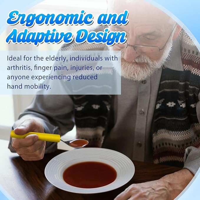 12 Pack Foam Grip Tubing for Utensils Tools Pens - 3 Sizes, Comfort Grip for Elderly, Disabled, Arthritis, Multicolor