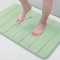 Buganda Memory Foam Bath Mat, 24" x 16", Ultra Soft and Non-Slip Bathroom Rugs, Water Absorbent and Machine Washable Bath Rug for Bathroom, Shower, and Tub, Sage Green