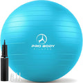 ProBody Pilates Exercise Ball - Multiple Sizes Gym Grade Balance Ball for Fitness, Yoga, Workout, Pregnancy & Physical Therapy