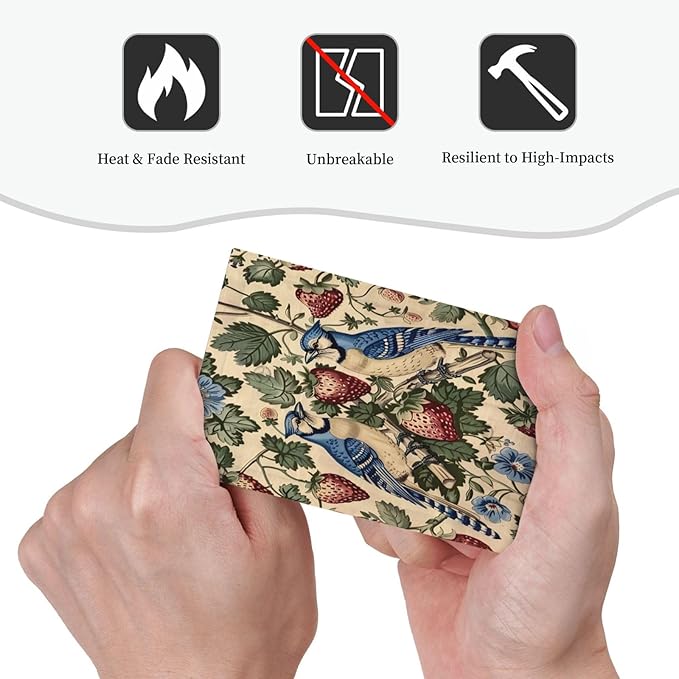 Light Switch Cover Plate Vintage Floral Bird Strawberry Thief William Morris 1 Gang No Device Blank Electrical Wall Plates Faceplate Decorative Switch Plate for Bedroom Home Decor