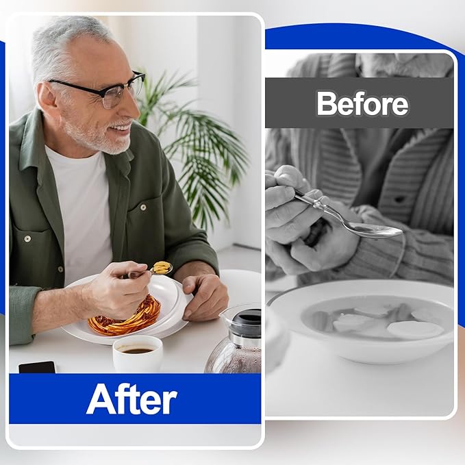 Hushee Adaptive Spill Proof Scoop Bowl and Plate Set with Suction Base Non Skid Self Feed Dinnerware for Elderly Disabled Handicapped from Parkinsons, Dementia, Stroke, Tremor(2 Sets,White)
