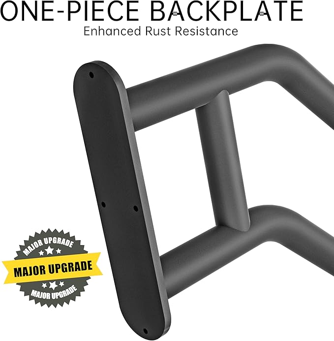 Hand Rails for Outdoor Steps, Handrails for Exterior Steps, Heavy-Duty Non-Slip Stair Railing, U-Shaped Rail for Garage, Porch, Deck, and Garden