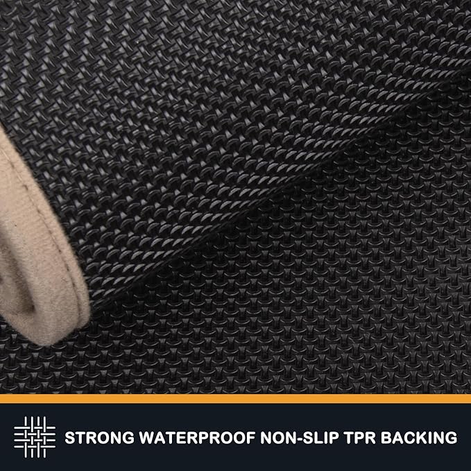 PURRUGS Dirt Trapping Door Mat 24" x 59", Non-Slip Machine Washable Entry Rug, Shoe Scraper, Dog Doormat, Super Absorbent Welcome Mat for Front & Back Door, Muddy Shoes & Paws, Taupe