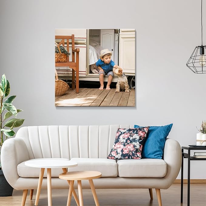 Canvas Prints with Your Photos (Framed 24x24) Personalized Canvas Pictures for Wall Art Digitally Customized Prints with Your Photo Custom Photo Gifts for Home Decor Print Photos Service from Amazon