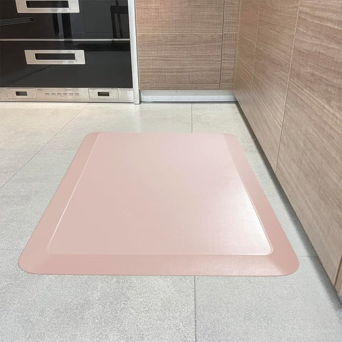 1" Extra Thick Anti Fatigue Floor Mat 30" L x 20" W,Kitchen Mat, Standing Desk Mat,140D Advanced PU Foam Ergonomic Comfort at Home, Office, Garage, Sink (Light Pink)