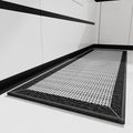 PADOOR Kitchen Mats for Floor, Kitchen Rugs Non Slip Washable, Rubber Backed Kitchen Runner Super Absorbent Kitchen Floor Mat Sink Rug, 17”x24” Black