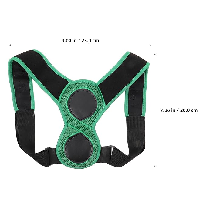 GLEAVI Posture Corrector Back Brace Adjustable Upper Back Support Belt for Men and Women Hunchback Spine Straightener
