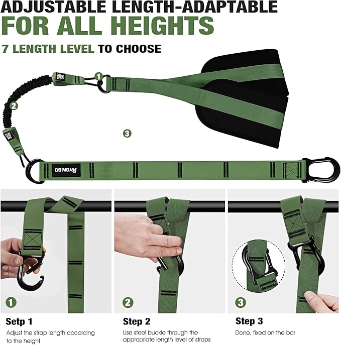 Pull Up Assistance Bands, Resistance Bands for Pull Up Bar Workout, Adjustable Heavy Duty Pull Up Assist Equipment with 4 Assistance Bands, Home Gym Fitness Exercise Strength Training