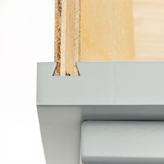 Quicklock RTA (Ready-to-Assemble) | Base Kitchen Cabinets - Shaker Style | Made in America (Magnetic Gray, 18" Wx34.5 Hx24 D Base)