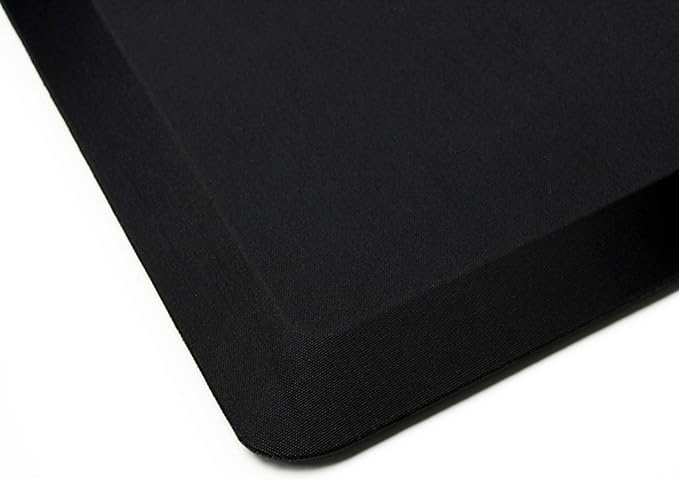 Ultralux Anti-Fatigue Standing Comfort Mat, Thick Non-Slip Cushioned Kitchen Floor Mat 3/4” Thick 16” x 24” Premium Durable Ergonomic Multi-Use Standing Support Pad, Home, Office, Kitchen Rug, Black